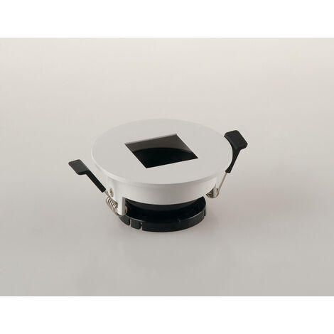 Struttura per incasso STENOS rotonda bianco con foro quadrato 8,5 cm..
