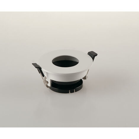 Struttura per incasso STENOS rotonda bianco con foro tondo 8,5 cm..