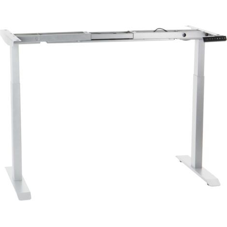 Struttura per scrivania o tavolo con regolazione elettrica dell'altezza UT04-2T/W bianco