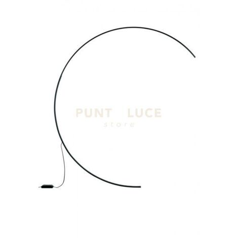 STRUTTURA PIANTANA RUNE NERA A LED 3000K 1450LM 35W DIMMERABILE DA ABBIANARE BASE PER PIANTANA