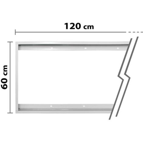 Struttura Telaio Supporto Montaggio Pannello Led 120X60cm
