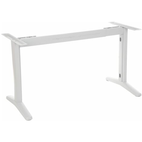 STT-01 Schreibtisch- oder Tischgestell mit ausziehbarem Balken - Weiß