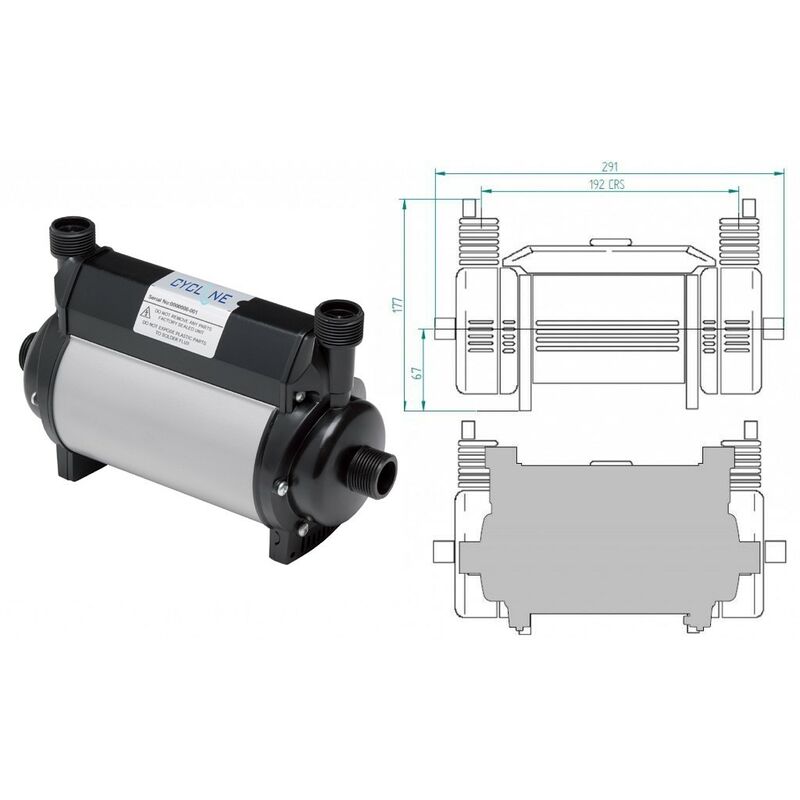 pro 15 bar twin impeller centrifugal shower pump Pro 15 bar twin