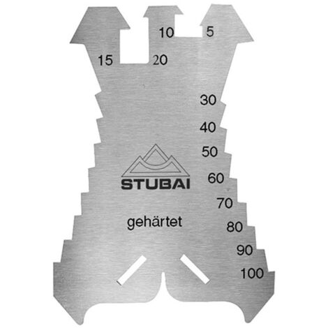 Stubai 278601 Segnalamiera Temperata a 1.3 mm, 140 x 100 mm