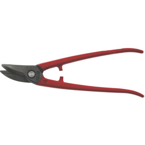 Stubai Blechschere klein linksschneidend für gerade und gebogene Schnitte - Lochschere Blech Länge 250mm, Kohlenstoffstahl C60