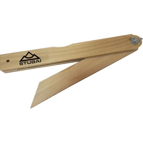 STUBAI Holz Gehrmaß beweglich Schienenlänge 300 mm Breite 33 mm