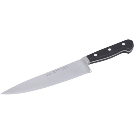 STUBAI  Kochmesser geschmiedet, breite Form, Klingenlänge: 200 mm,  schwarz