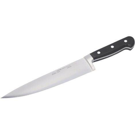 STUBAI  Kochmesser geschmiedet, breite Form, Klingenlänge: 230 mm,  schwarz