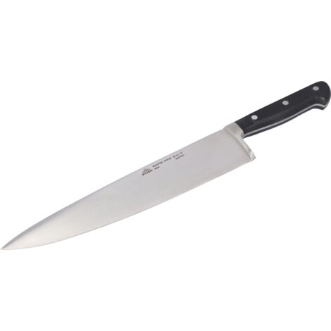 STUBAI  Kochmesser geschmiedet, breite Form, Klingenlänge: 300 mm,  schwarz