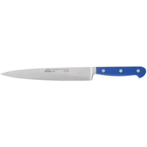 STUBAI  Kochmesser geschmiedet, schmale Form, Klingenlänge: 210 mm,  blau