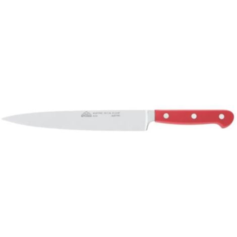 STUBAI  Kochmesser geschmiedet, schmale Form, Klingenlänge: 210 mm,  rot