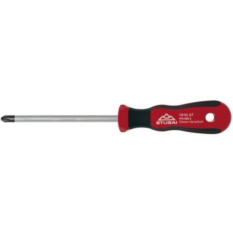 Stubai Schraubendreher (Schraubenzieher) Phillips PH 0/60mm mit 2k-Griff