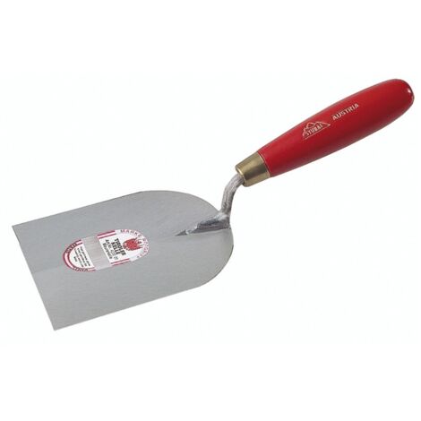 Stubai Spachtel (Gipsspachtel) gekröpft Metallspachtel mit Holzheft Breite 60 mm