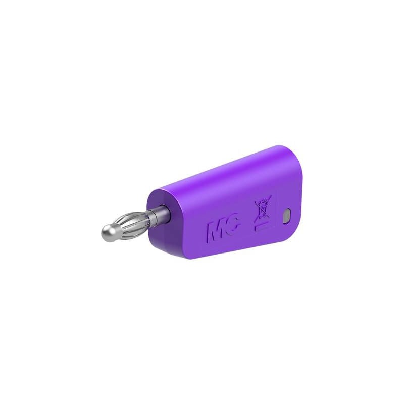 LQ-4N-30 fiche mâle de laboratoire mâle ø de la broche: 4 mm violet 1 pc(s) 64.1038-26 - Stäubli