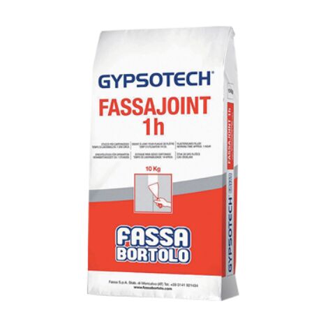 Stucco cartongesso fassajoint 1h fassa bortolo bianco kg 5 Fassa bortolo