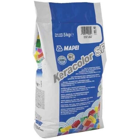 Stucco Fughe Grana Super Fina Keracolor SF 100 Colore Bianco Confezione 5 kg