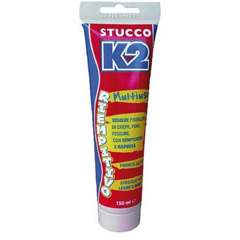 Stucco in pasta colorato "K2"per mobili, infissi e muri, in tubetto -Wenge