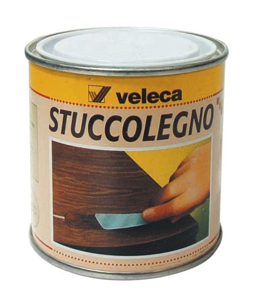 Stucco in Pasta per Legno Veleca colore Noce Chiaro 250 gr