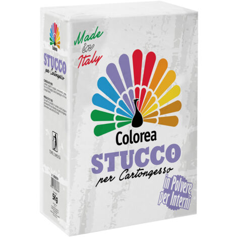 STUCCO IN POLVERE PER CARTONGESSO 'COLOREA' Kg. 5   pz 4
