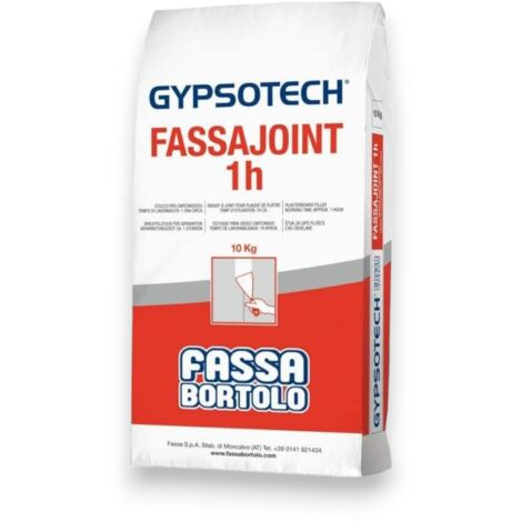 Stucco in polvere specifico per interni sacco 10 kg Fassajoint H1
