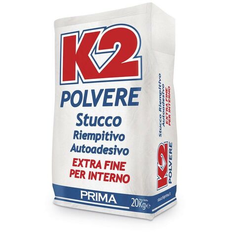 Stucco k2 in polvere kg 20 prima riempitivo autoadesivo