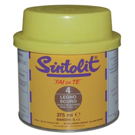 Stucco legno fai da te sintolit scuro gr 375 Bandini