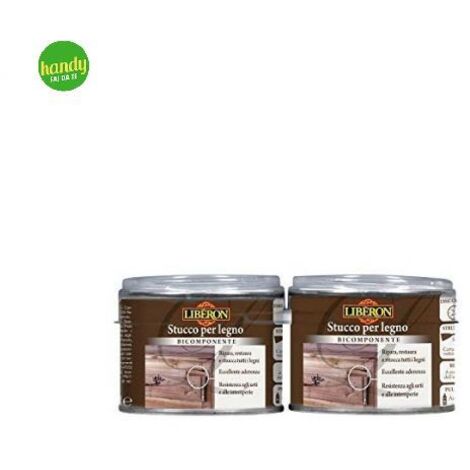 Stucco Liberon per legno bicomponente bianco ml.200