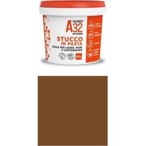 STUCCO PASTA LEGNO A32 K2 RASABEN - MOGANO KG 0,5 - 6 pezzi