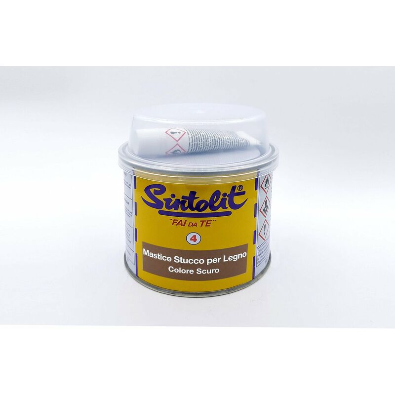 Stucco per legno Scuro Sintolit barattolo 375 ml