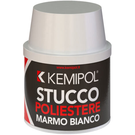 STUCCO POLIESTERE MARMO BIANCO 150 ML- 12,0 pz