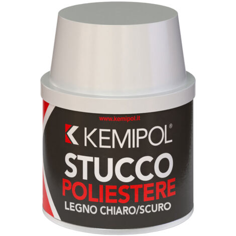 STUCCO POLIESTERE PER LEGNO CHIARO SCURO 150 ML- 12,0 pz