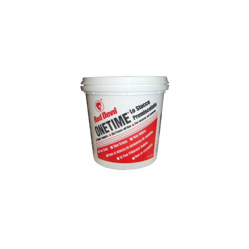 Stucco professionale in pasta Red Devil onetime colore bianco (38840V) 250 ml (38840)