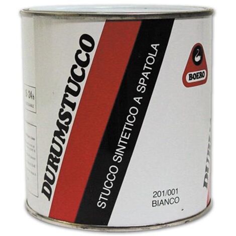 Stucco Sintetico Durumstucco Boero Bianco Lt.0,500 A Solvente Per Legno Ferro