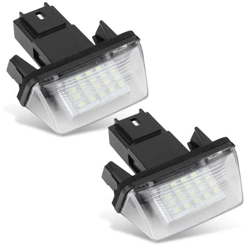 Image of Stück 18 LED-Kennzeichenbeleuchtung links und rechts für C3 2002–2009/BERLINGO/306 307 406 5008