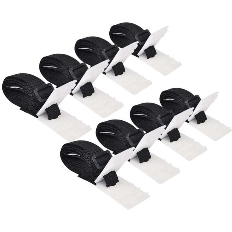 Image of Cinghie di fissaggio universali per mulinelli da piscina, 8 pezzi, 1,8 m