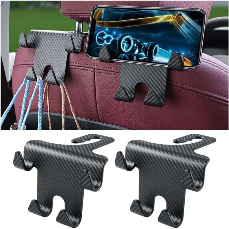 Image of Stück Autositzhaken, universelle Autokopfstützenhaken, Kopfstützenhaken