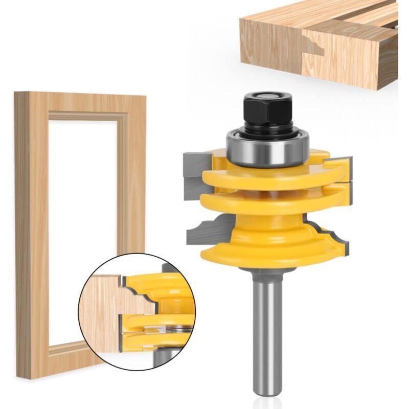 Image of Stück Holzbearbeitungsfräser, Schlitzfräser, Schaft 8 mm