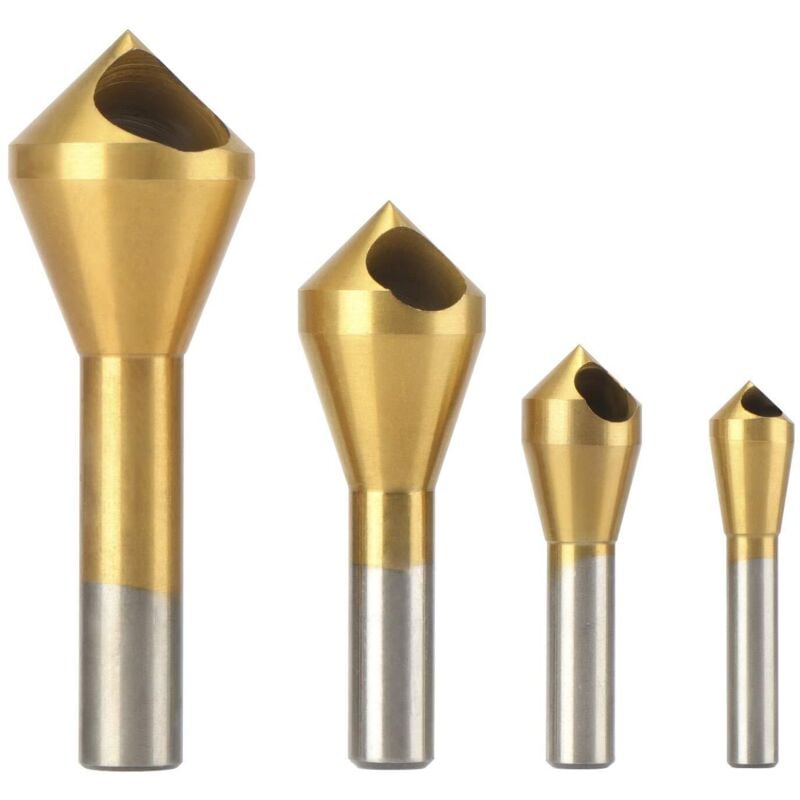 Image of Tigrezy - Stück konischer HSS-Senker-Fasenbohrer zum Bohren von Metall und Holz
