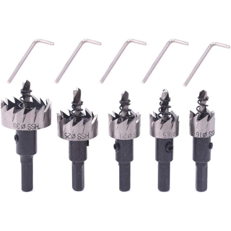 Image of Stück Lochsägen für Metall aus Edelstahl, 16 mm 18,5 mm 20 mm 25 mm 30 mm