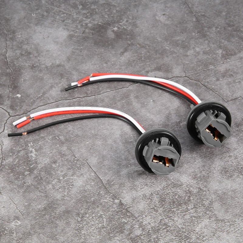 Image of Stück T20 Stecker 7443 Kfz-Glühlampenfassungsadapter LED-Bremslichtanschluss