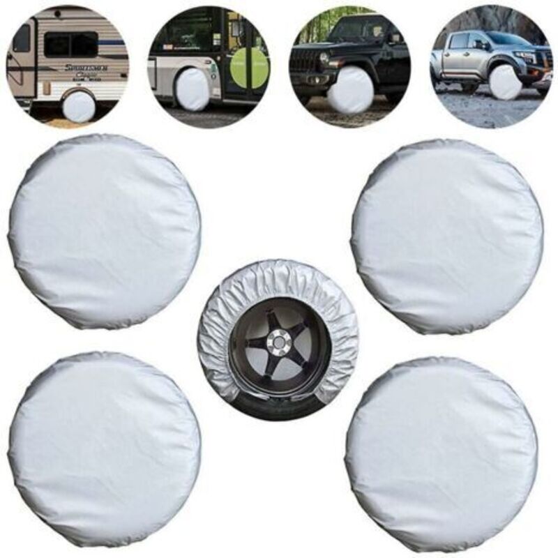 Image of Stück universelle, wasserdichte Reifenabdeckungen – Sonnenschutz – 24–26 Zoll