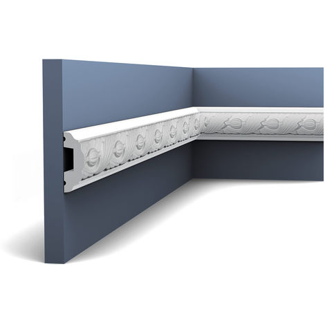 Dekor Stuckleiste Wand Orac Decor CX161 AXXENT Zierleiste Profilleiste  Profil Decken Boden Leiste 2 Meter