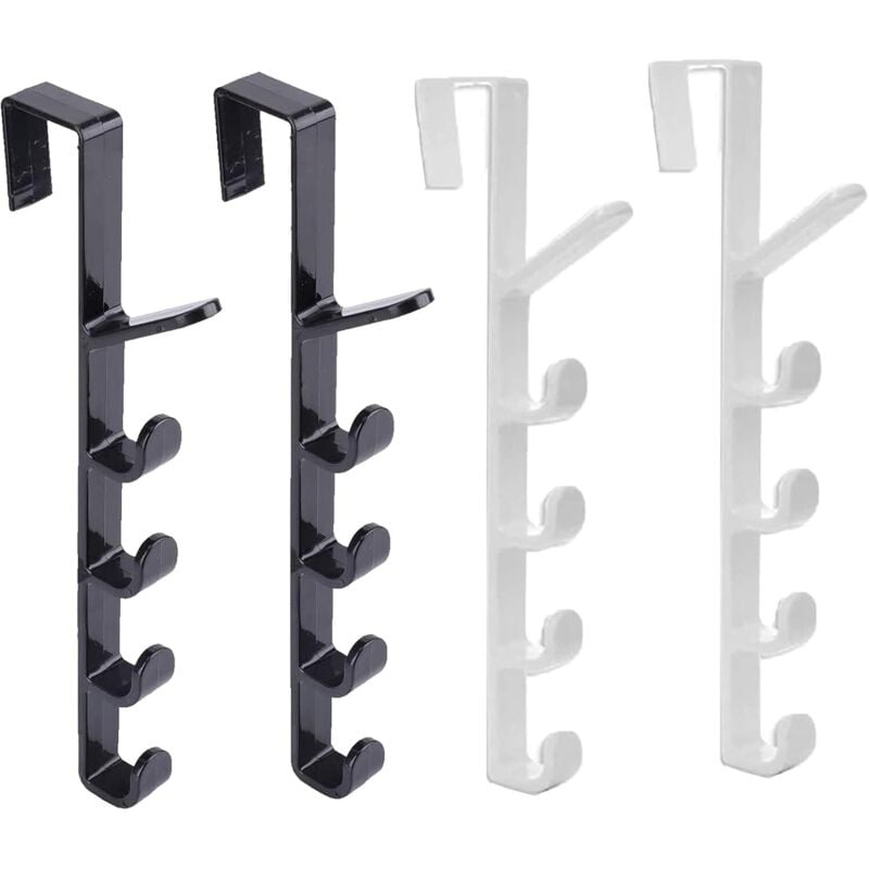 Image of ZVD - Wendbare Wandhaken für Regale – 4er-Set für Zuhause, Küche, Bad