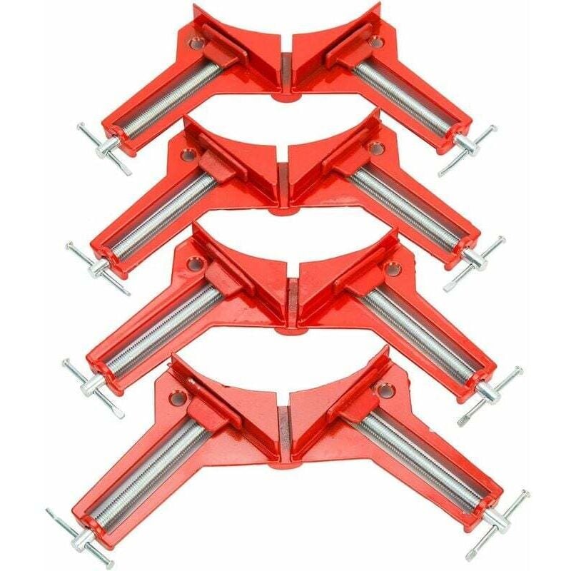 Image of Stücke 90 Grad Rechtwinklig Klemme Holzbearbeitung diy Hand Werkzeuge hsm Ecke Klemmen 75mm