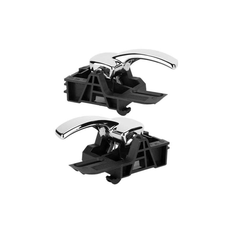 Image of Stücke Links & Rechts Chrome Interior Türgriff 80671-JD00E Passt für nissan qashqai 2004-2007
