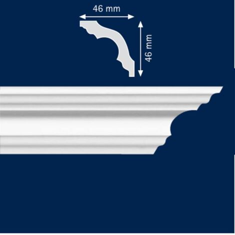 Stuckleiste "St. Cloud" (Stuckleisten aus Hart-Styropor)