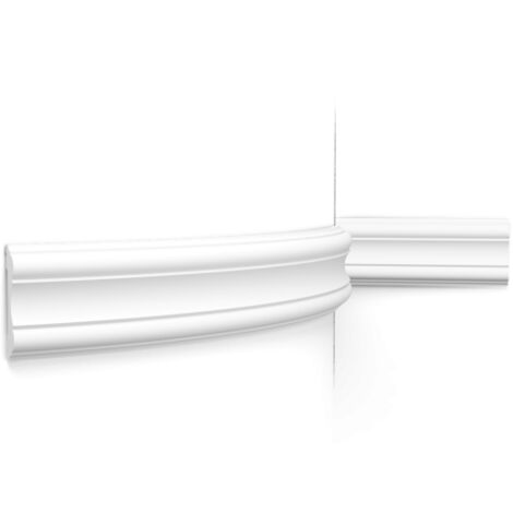 Stuckprofil Friesleiste Orac Decor P8040F LUXXUS flexible Wand Leiste Rahmen Dekor Profil FLEX Leiste stoßfest 2 Meter