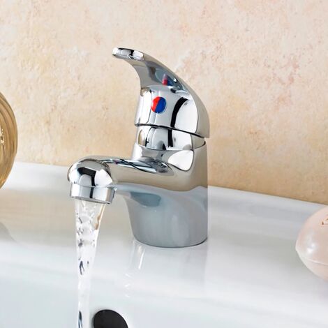 Studio Contemporary Chrome Basin Mono Mixer Tap & Waste