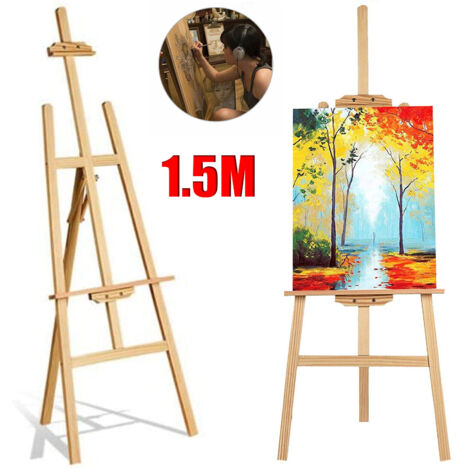 Studio hölzerne Staffelei Display 1.5M Kunsthandwerk Künstler Hochzeit Stand NEU