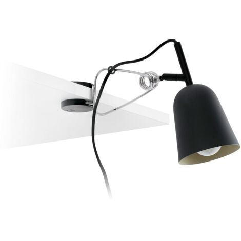 STUDIO Lámpara pinza negro y crema